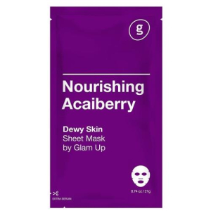 Глам ап маска для лица тканевая 21г с экстр ягод асаи питат