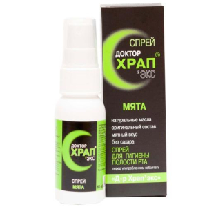 Доктор храпэкс спрей для полости рта 60мл мята