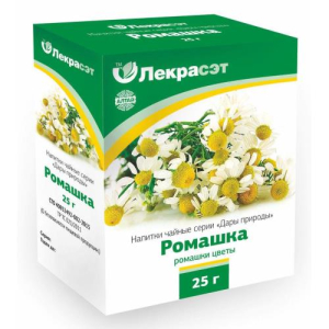 Дары природы ромашка цветки 25г. чайн. напиток /лекра-сэт/
