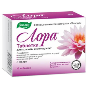 Эвалар лора таблетки 1.2г №36 д/красоты и молодости