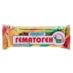 Гематоген народный плитка 40г детский Гематоген народный плитка 40г детский