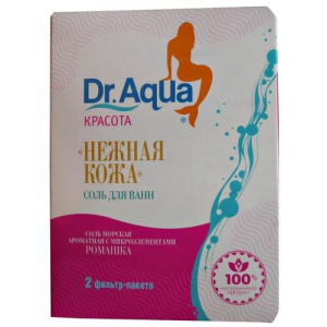 Доктор аква морская соль для ванн 500г ромашка
