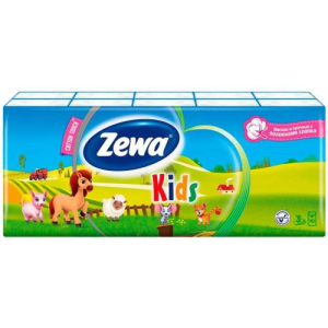 Зева кидс платочки носовые №100 (10х10) детские