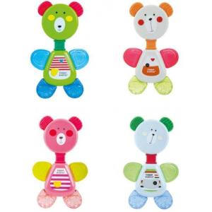 Канпол прорезыватель мишка красный /арт. 2/204/