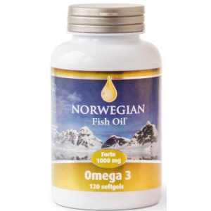 Норвегиан фиш оил омега-3 форте капсулы 1000мг 1384мг №120 бад