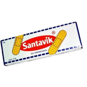 Сантавик лейкопластырь бактерицидный №10 ткан 19х72мм