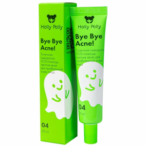 Холли полли сыворотка для лица 30мл точечная sos-помощь против акне и воспалений
