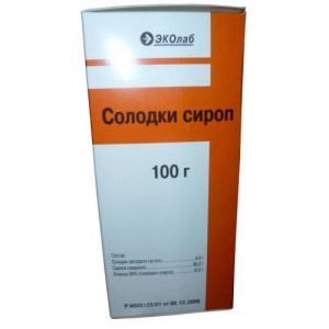 Солодки сироп 100г /в комплекте с мерным стаканчиком или мерной ложкой/