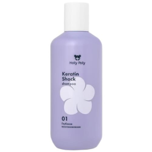 Холли полли кератин шок шампунь 250мл восстанавл