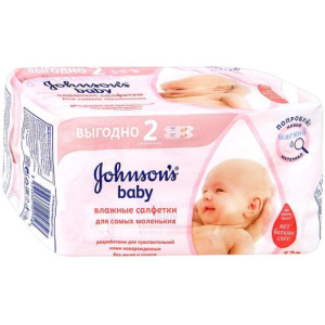 Джонсонс бэйби салфетки №128 д/самых мален. б/отдуш. [johnson`s]