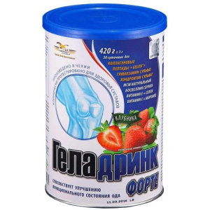 Геладринк форте порошок для приема внутрь 420г клубника бад