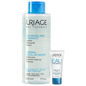 Урьяж о термаль набор (мицелляр вода 500мл + крем увлажн 15мл)