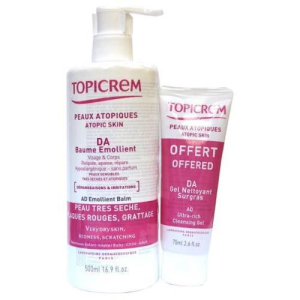 Топикрем набор (бальзам липид ад 500мл + гель ад ультра риш 75мл)