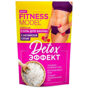 Фитокосметик фитнесс модель боди соль для ванн 500г detox-эффект