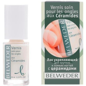 Бельведер лак 8мл укрепл д/хрупк ломк ногтей с церамидами