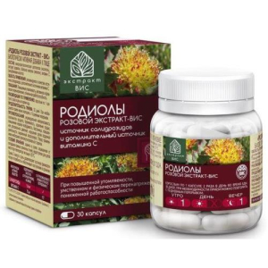 Родиолы розовой экстракт-вис капсулы 400мг №30 бад