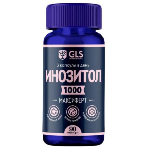 Джи эл эс инозитол максиферт капсулы 1000мг 500мг №90  [gls] бад