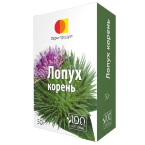 Лопух корень фиточай 50г/Фарм-продукт бад