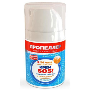 Пропеллер турбо актив sos-крем 50мл 24 часа с цинцидоном локальн действ