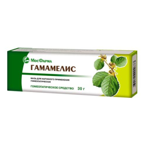 Проктолиф гамамелис мазь д/местн и наружн прим гомеопат 30г