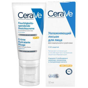 Цераве лосьон для лица 52мл увлажн. д/норм. сух. кожи spf-25