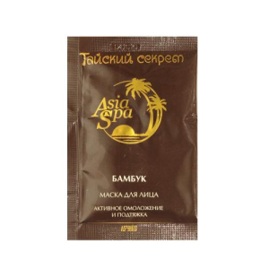 Тайский секрет азия спа маска д/лица бамбук омол. + подтяж. 10мл. №1 [asia spa]