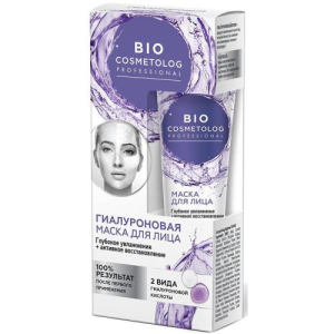 Био косметолог проф крем-маска 45мл д/лица гиалурон. глубок. увлажнение + актив. восстановление