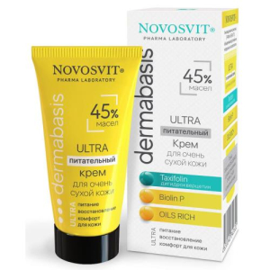 Новосвит дермабазис крем для лица 50мл д/очень сухой кожи ультра питат 45% масел