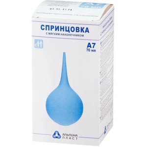 Альпина пласт спринцовка пвх №7а мягк након 70мл