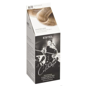 Эстель селебрити крем-краска для волос 140мл т.8/0 светло-русый