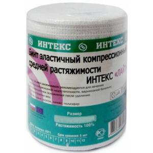 Интекс лайт бинт эластичный компрессионный ср 8смх3,5м