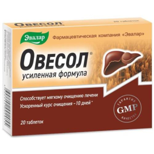 Эвалар овесол таблетки 0.58г №20 усиленная формула бад