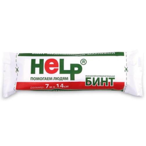 Хелп бинт н/стер. 7мх14см и/у [help]