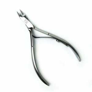 Маникюрные Кусачки для кутикулы одна пружина 10см/9мм золото-серебр/26931