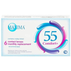 Максима 55 комфорт плюс линзы контактные №6 -7,00 d 14.2 вс 8,6