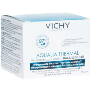 Виши аквалия термаль крем 50мл увлажн насыщ