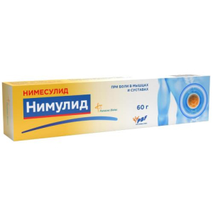 Нимулид гель для наружного применения 1% 60г