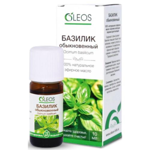 Олеос масло базилик 10мл. эфирное и/у [oleos]