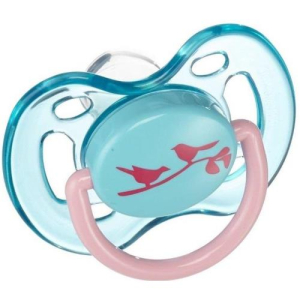 Авент фрифлоу пустышка силиконовая №1 дизайн 0-6мес д/девоч. /арт. scf172/13/