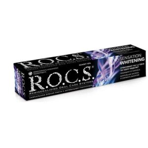 Рокс зубная паста 74г сенсационное отбеливание