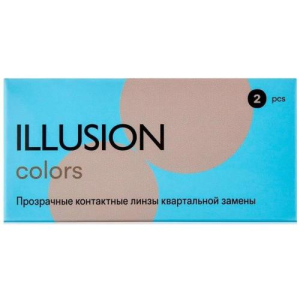 Иллюжен колорс линзы контактные №2 -6,50 dia 14,0 вс 8,6  [illusion colors]