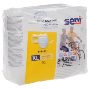 Сени актив трусики впитывающие №10 аир нормал р.xl(4) 120–160см