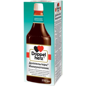 Доппельгерц иммунотоник раствор для приема внутрь 250мл Доппельгерц иммунотоник раствор для приема внутрь 250мл