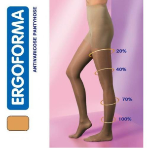 Эргоформа колготки компрессионные 2кл р 4 /арт 121/ телесн
