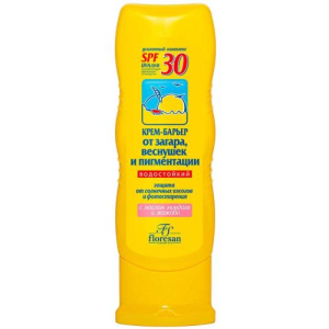 Флоресан крем-барьер 125мл от загара веснуш пигмент spf30 водост (ф-114)