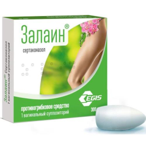 Залаин суппозитории вагинальные 300мг №1 