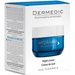 Дермедик гидреин 3 гиалуро крем ночной 50г