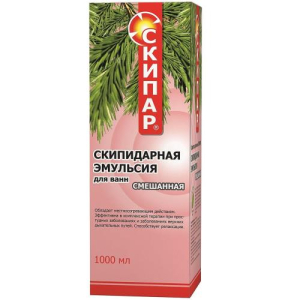 Скипар скипидарная эмульсия д/ванн смешанная 1000мл.