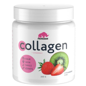 Праймбар коллаген порошок для приготовления раствора для приема внутрь 200г клубника + киви