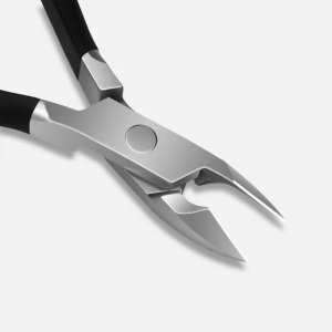 Маникюр кусачки дв.пружина/10см/8мм/золото-серебро/